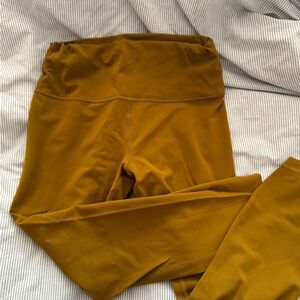 Lululemon Wunder Train High-Rise Tight 25" Gold Spice